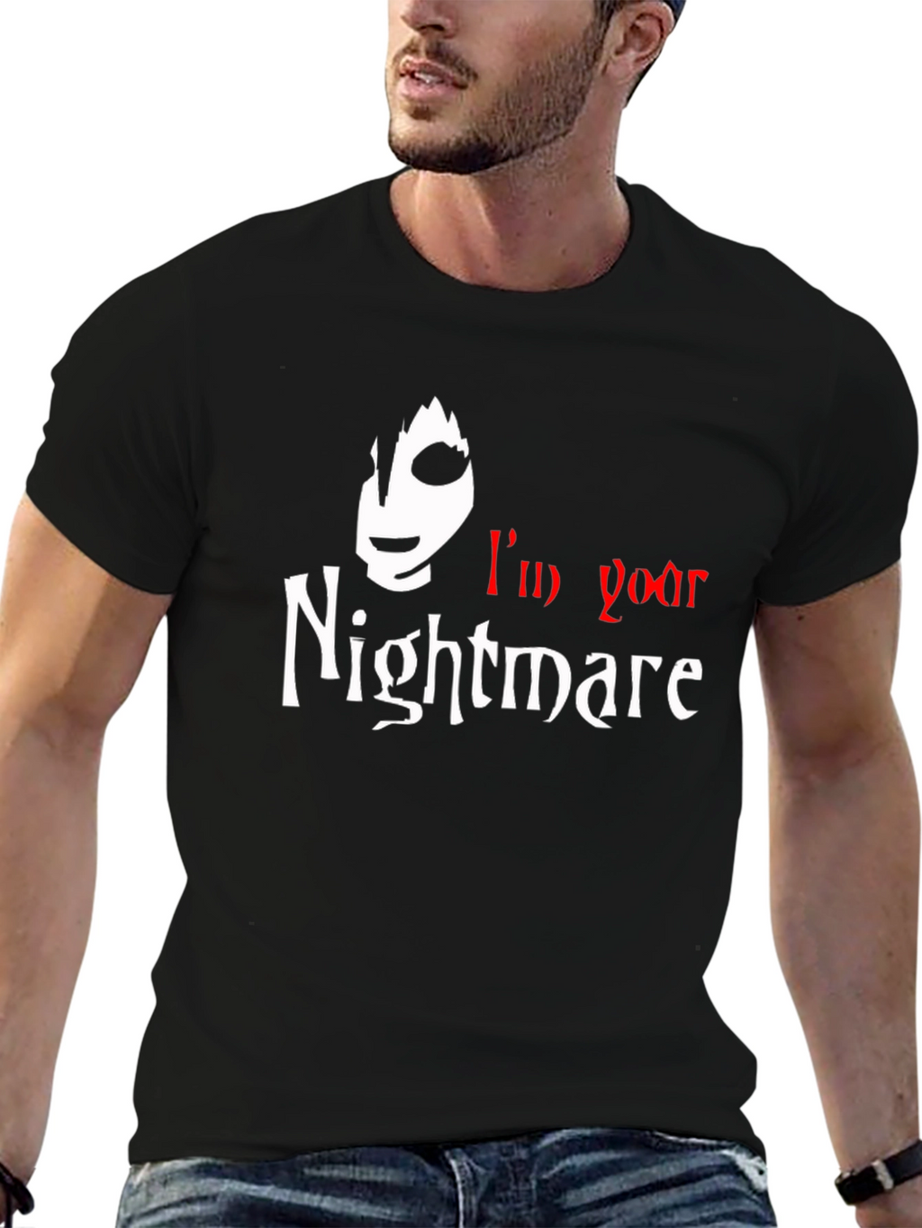 Nightmare Tee - Black Graphic T-Shirt