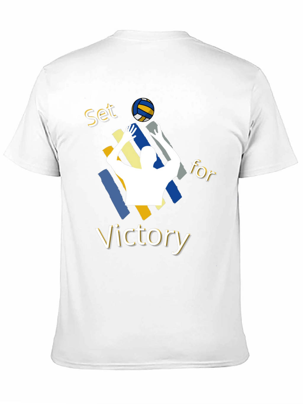 Volleyball Set for Victory Graphic T-Shirt