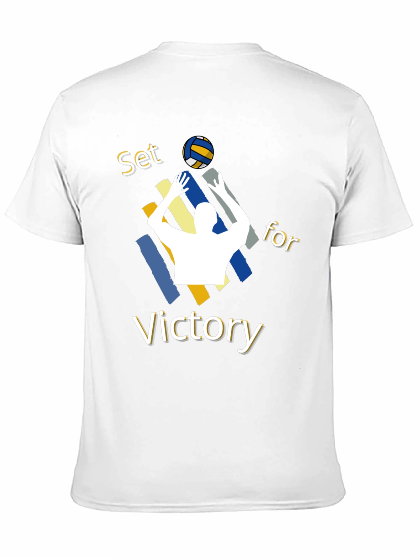 Volleyball Set for Victory Graphic T-Shirt
