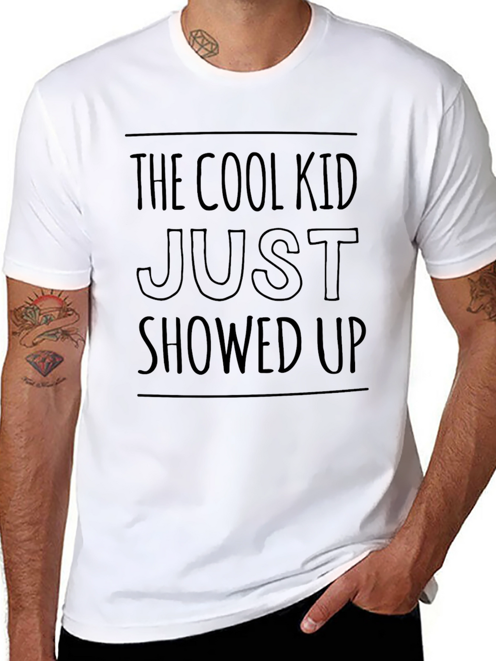 Cool Kid Black Graphic Tee Shirt