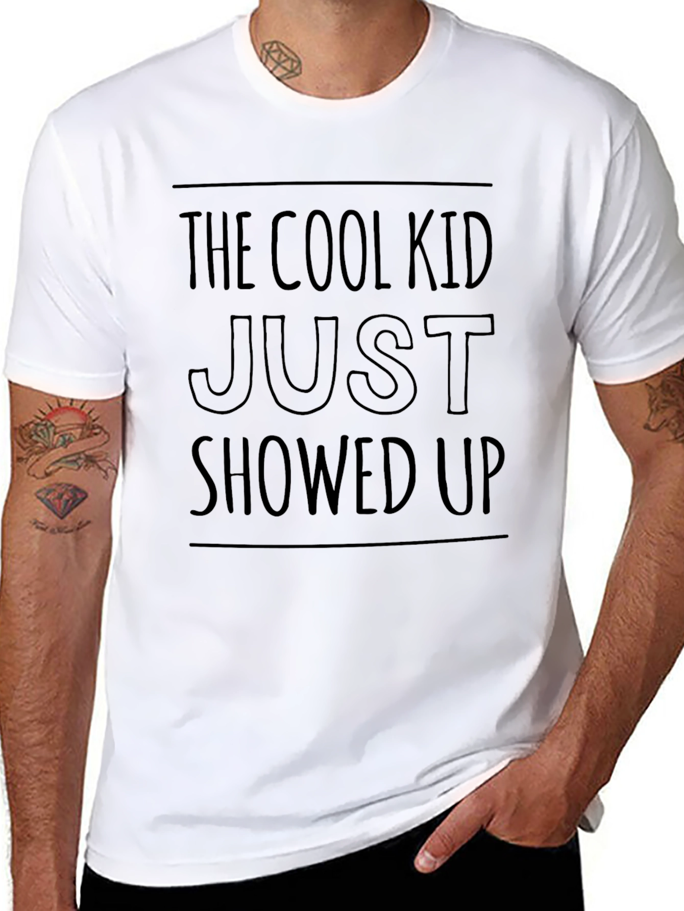 Cool Kid Black Graphic Tee Shirt
