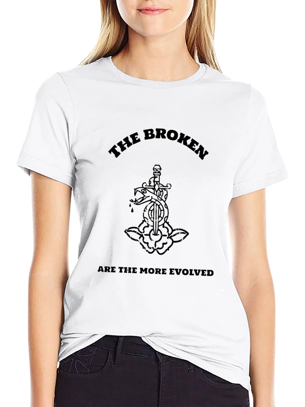 The Broken Are More Evolved Graphic Tee