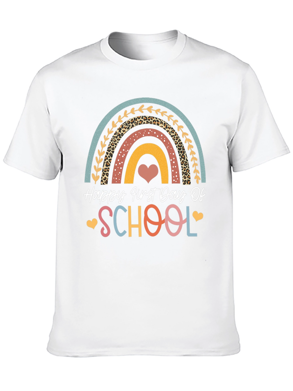 Happy First Day of School Rainbow T-Shirt
