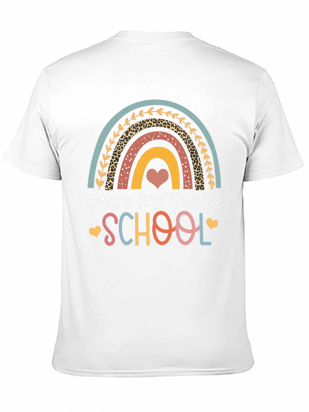 Happy First Day of School Rainbow T-Shirt