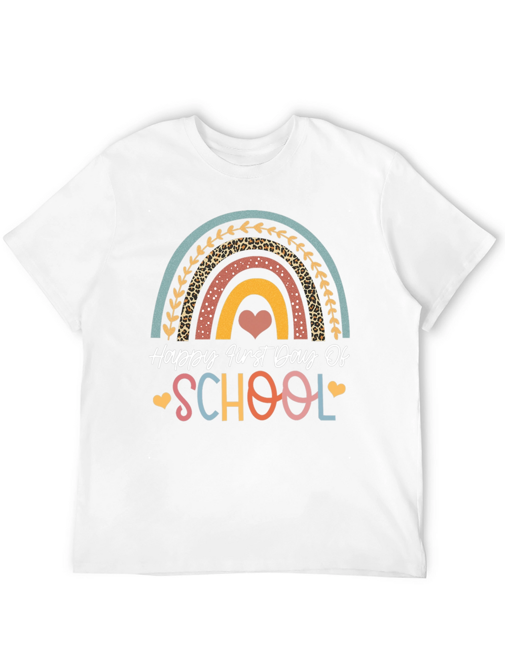 Happy First Day of School Rainbow T-Shirt