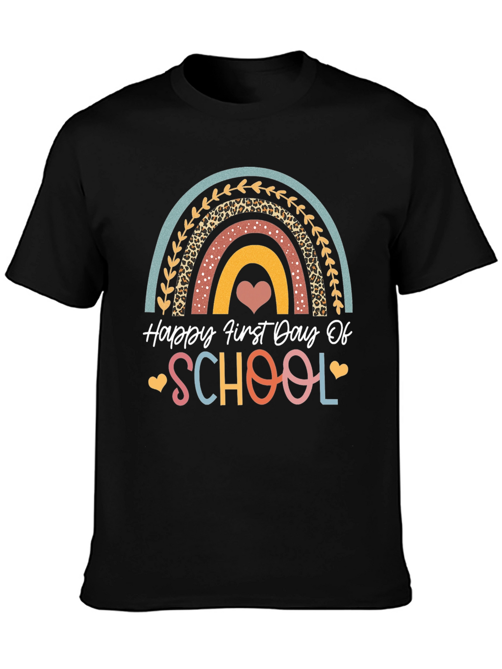 Happy First Day of School Rainbow T-Shirt