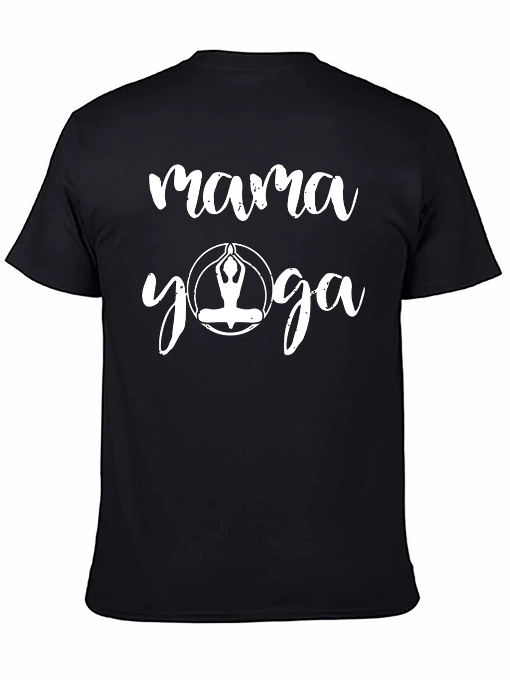 Mama Yoga Black Graphic Tee