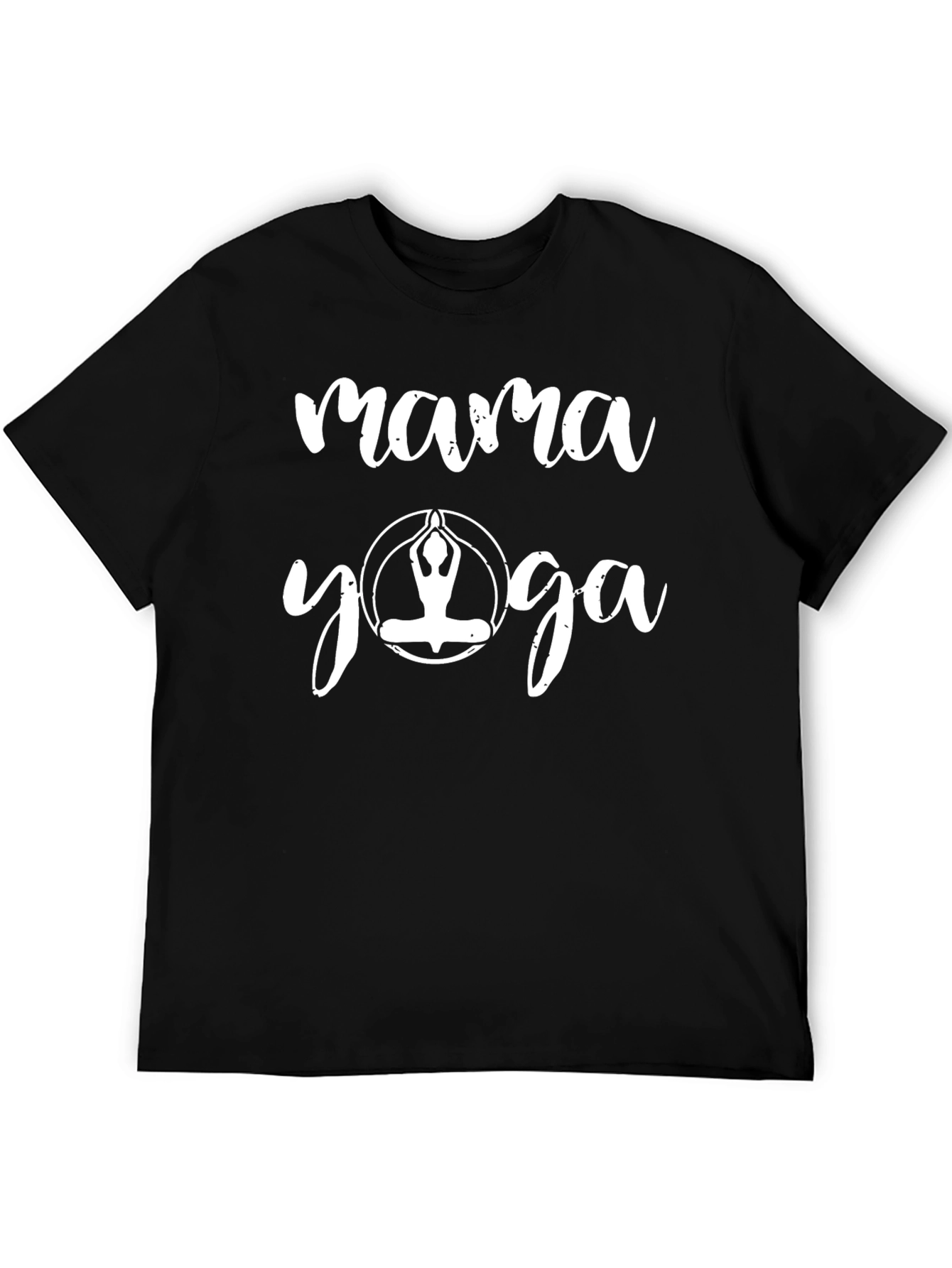 Mama Yoga Black Graphic Tee