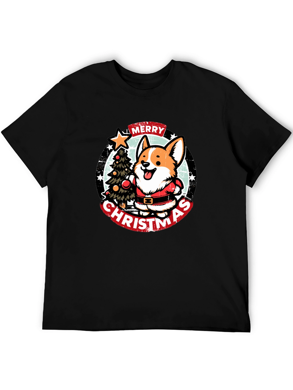 Merry Christmas Corgi T-Shirt