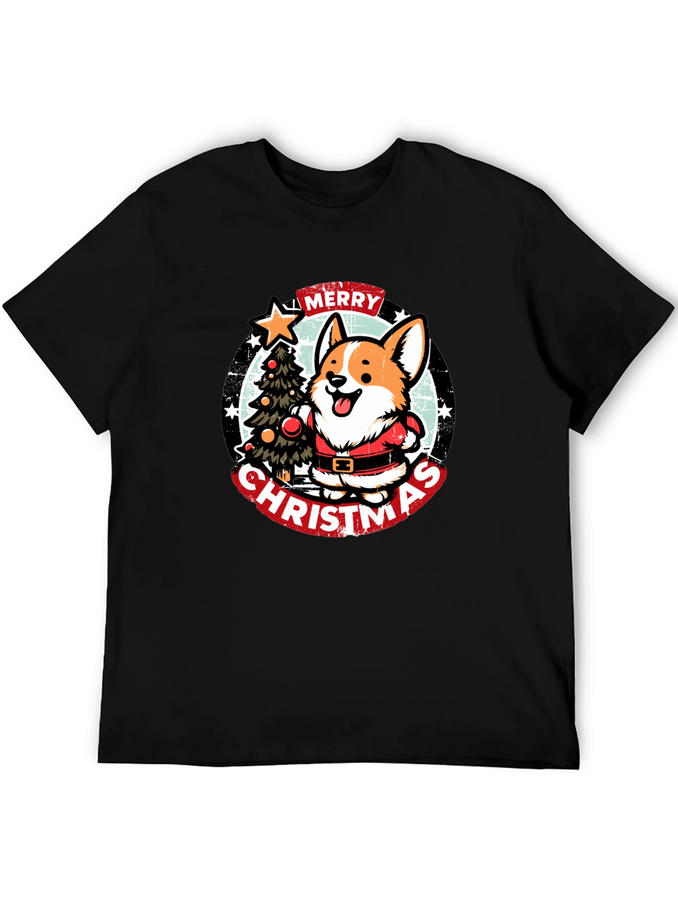 Merry Christmas Corgi T-Shirt