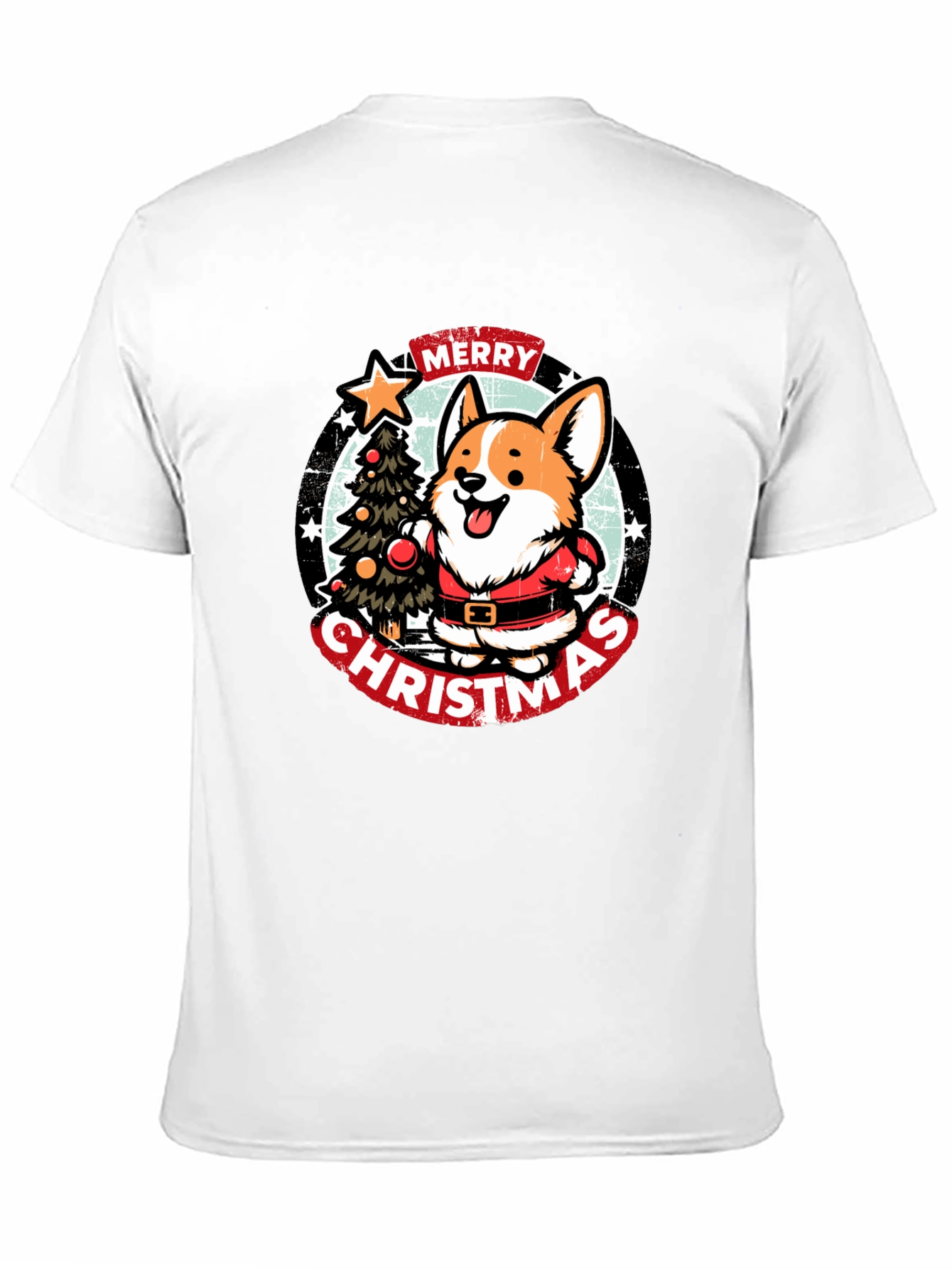 Merry Christmas Corgi T-Shirt
