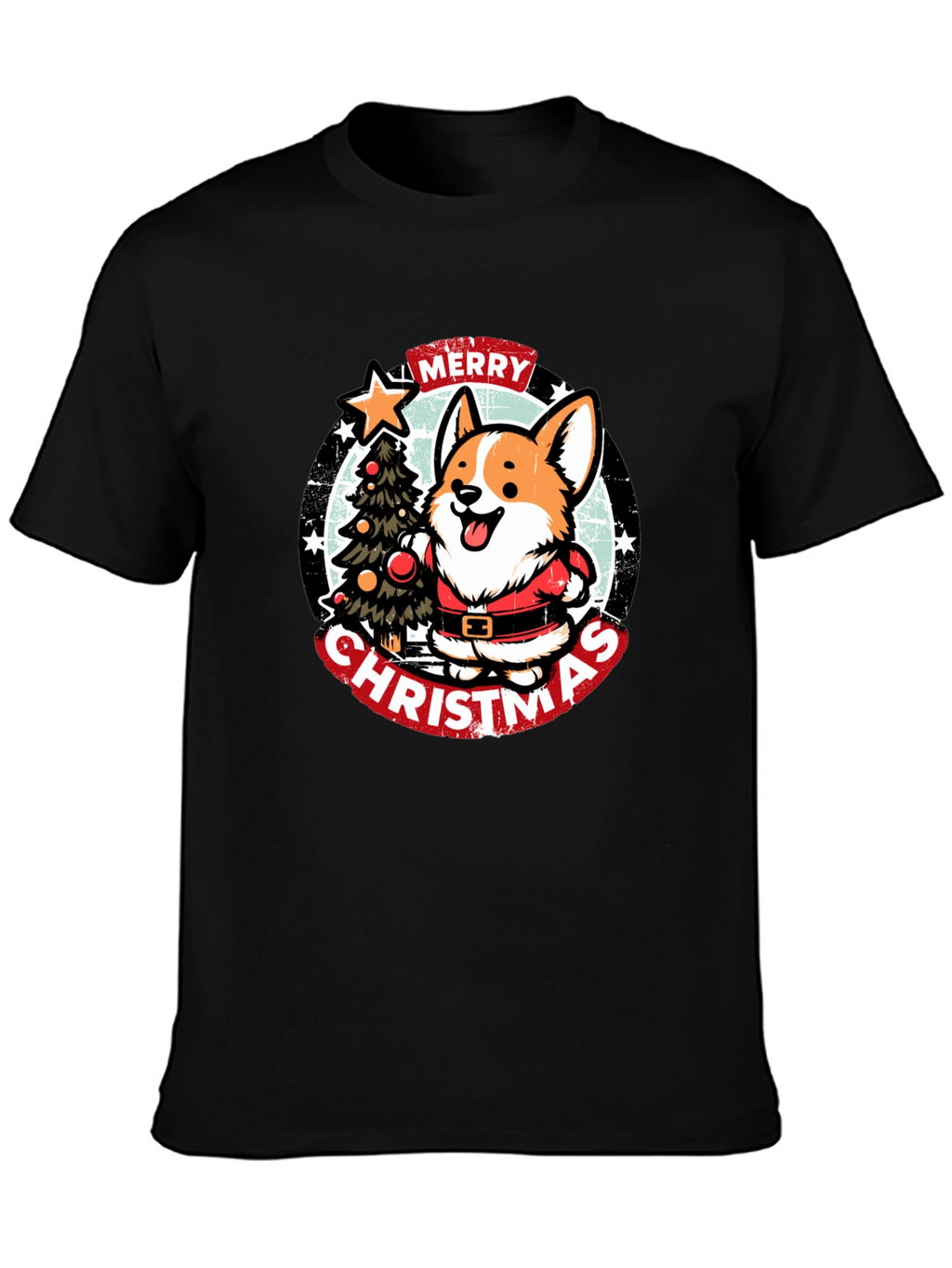 Merry Christmas Corgi T-Shirt