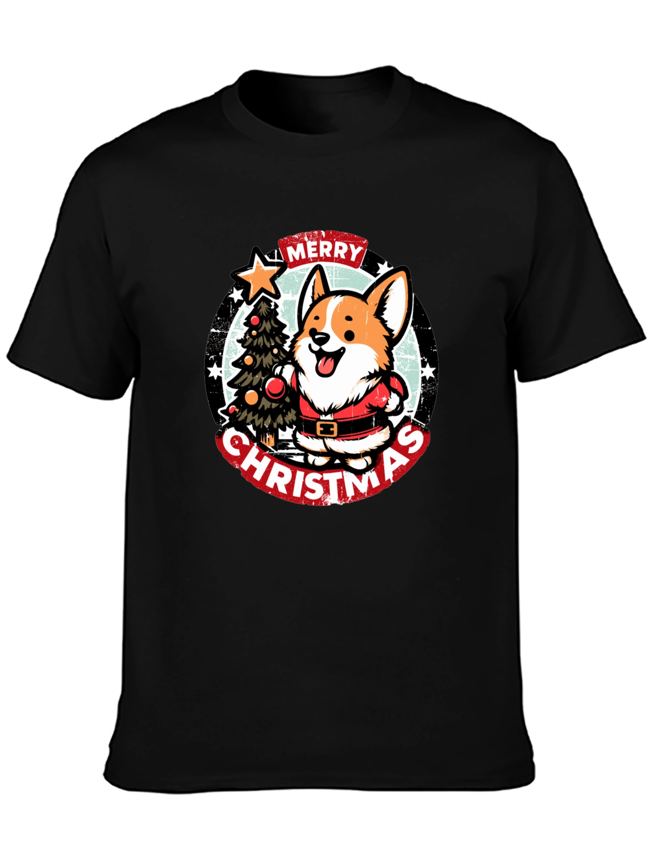 Merry Christmas Corgi T-Shirt