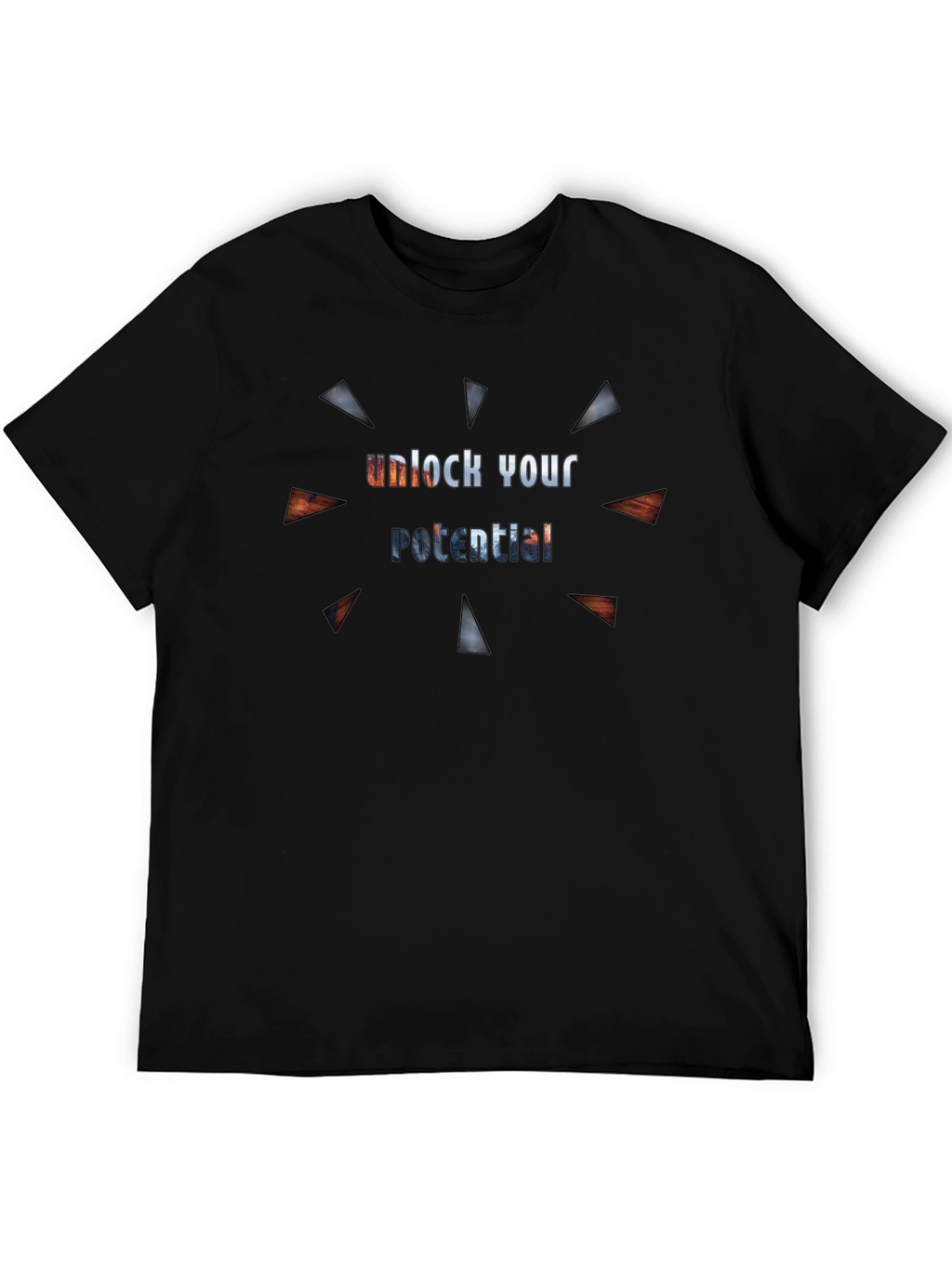 Unlock Your Potential Black Graphic Tee
