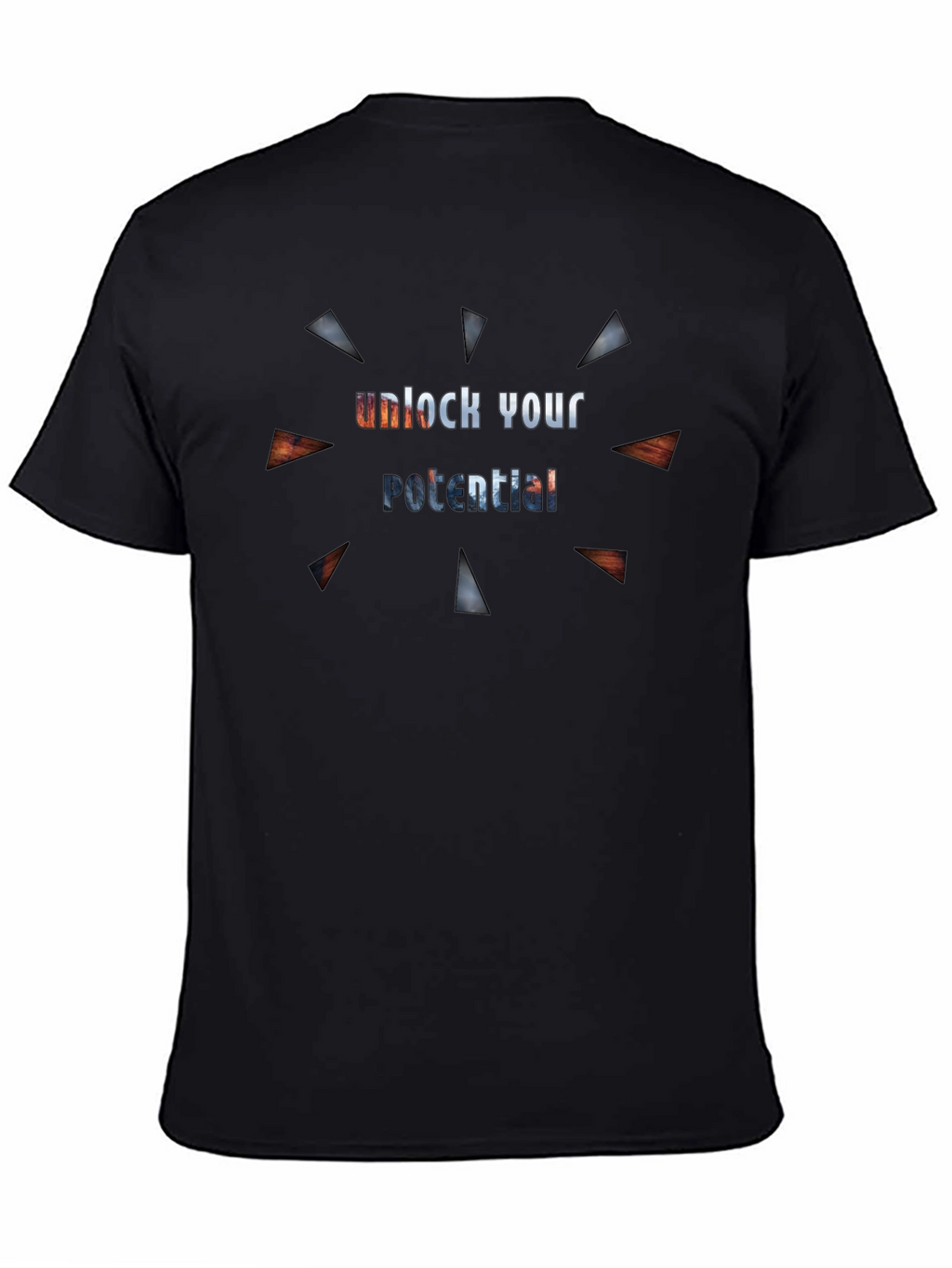 Unlock Your Potential Black Graphic Tee