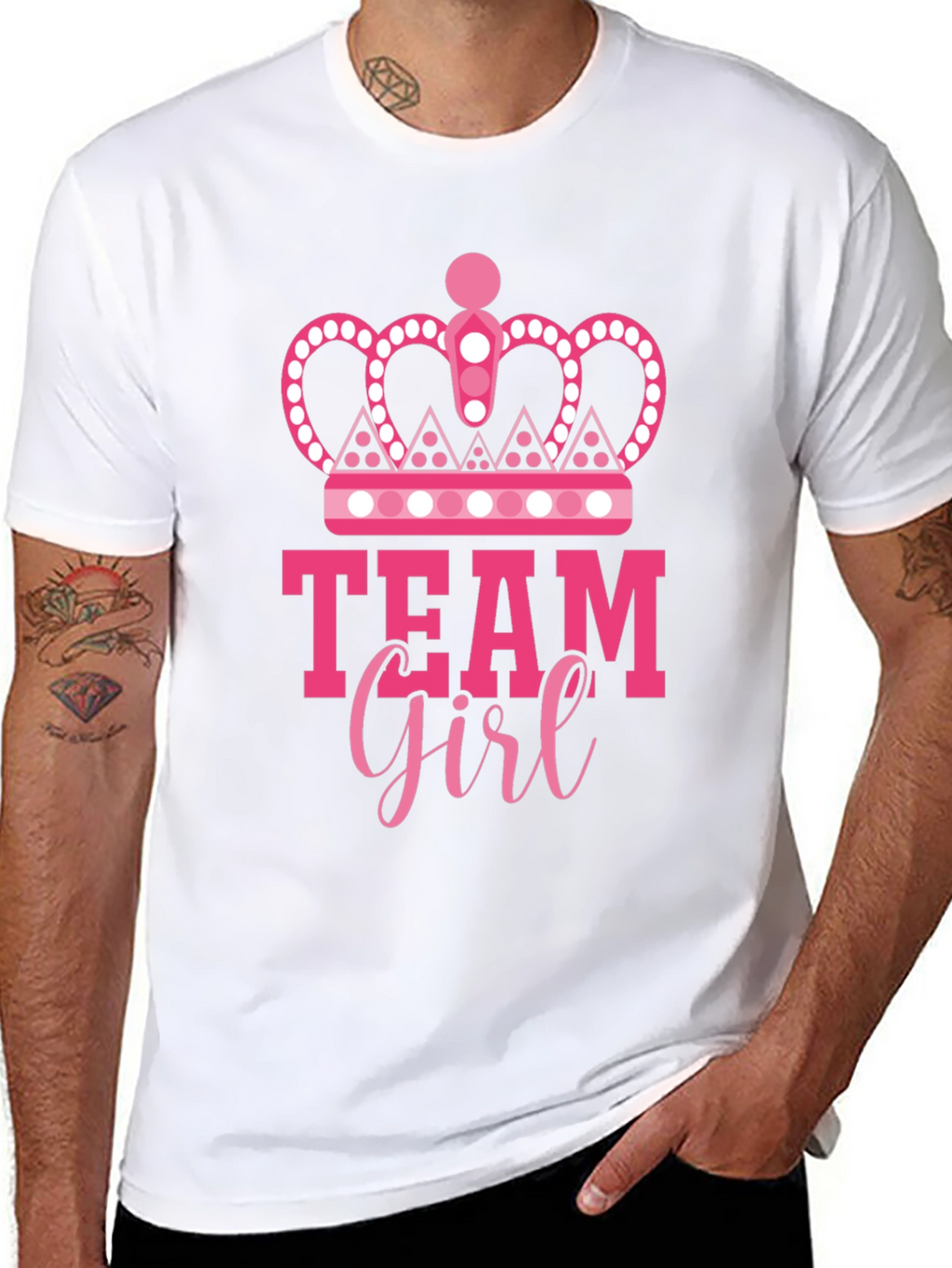 Team Girl Gender Reveal T-Shirt
