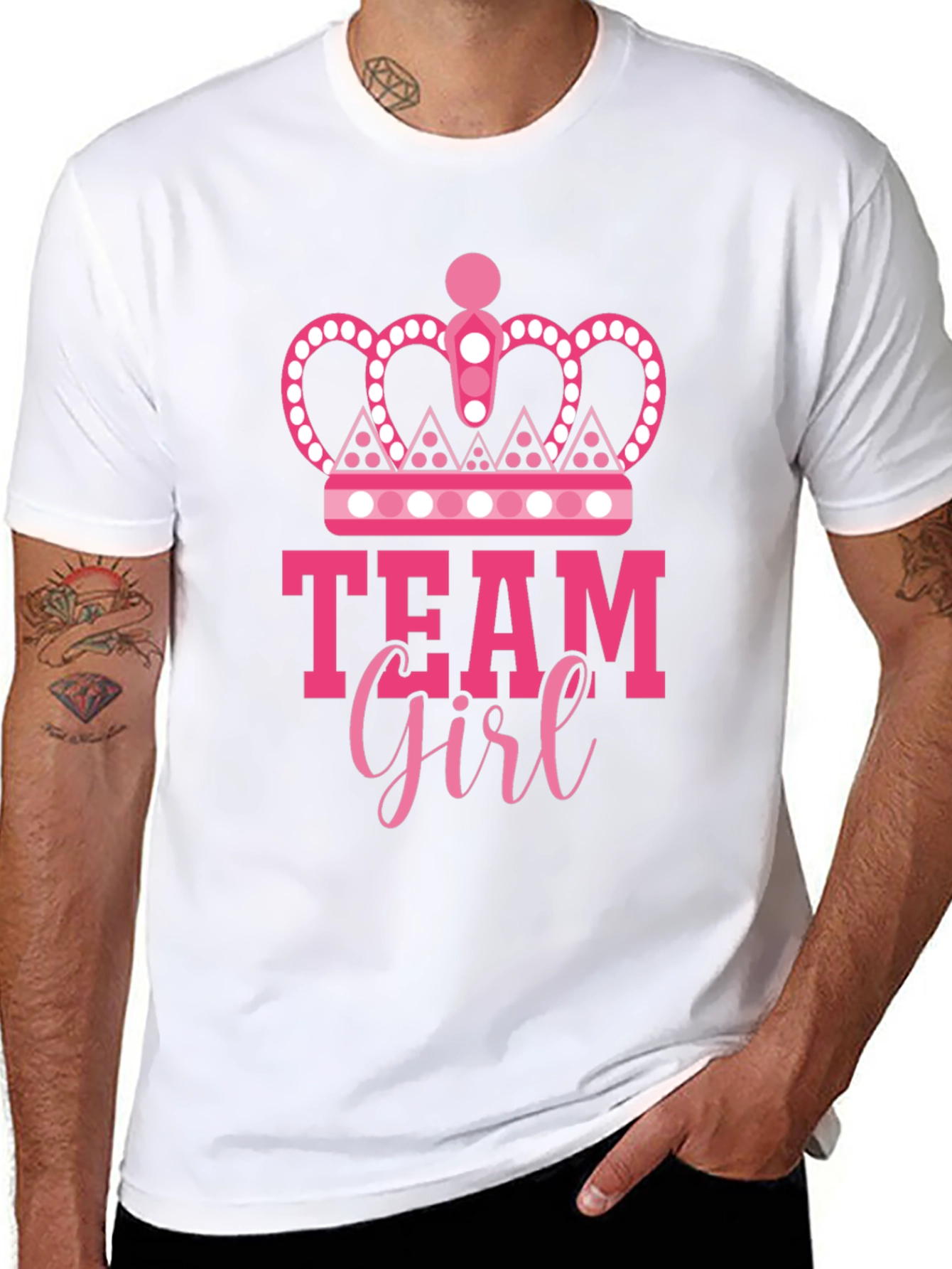 Team Girl Gender Reveal T-Shirt