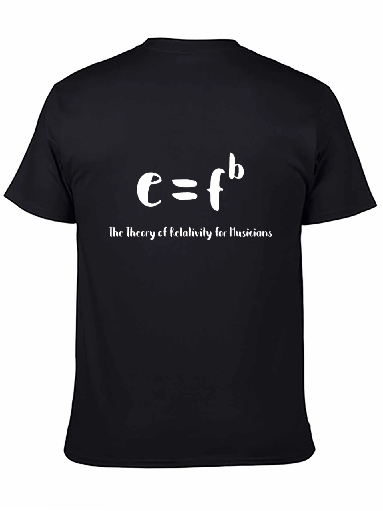 Musicians Theory of Relativity Black T-Shirt
