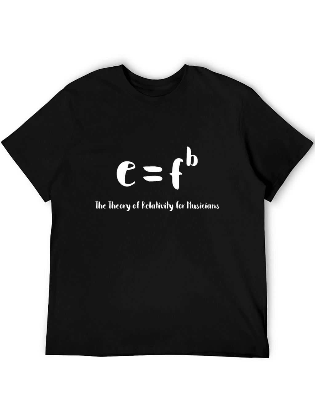 Musicians Theory of Relativity Black T-Shirt