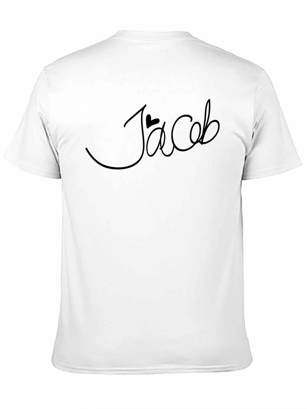 Jacob Heart Graphic Black T-Shirt