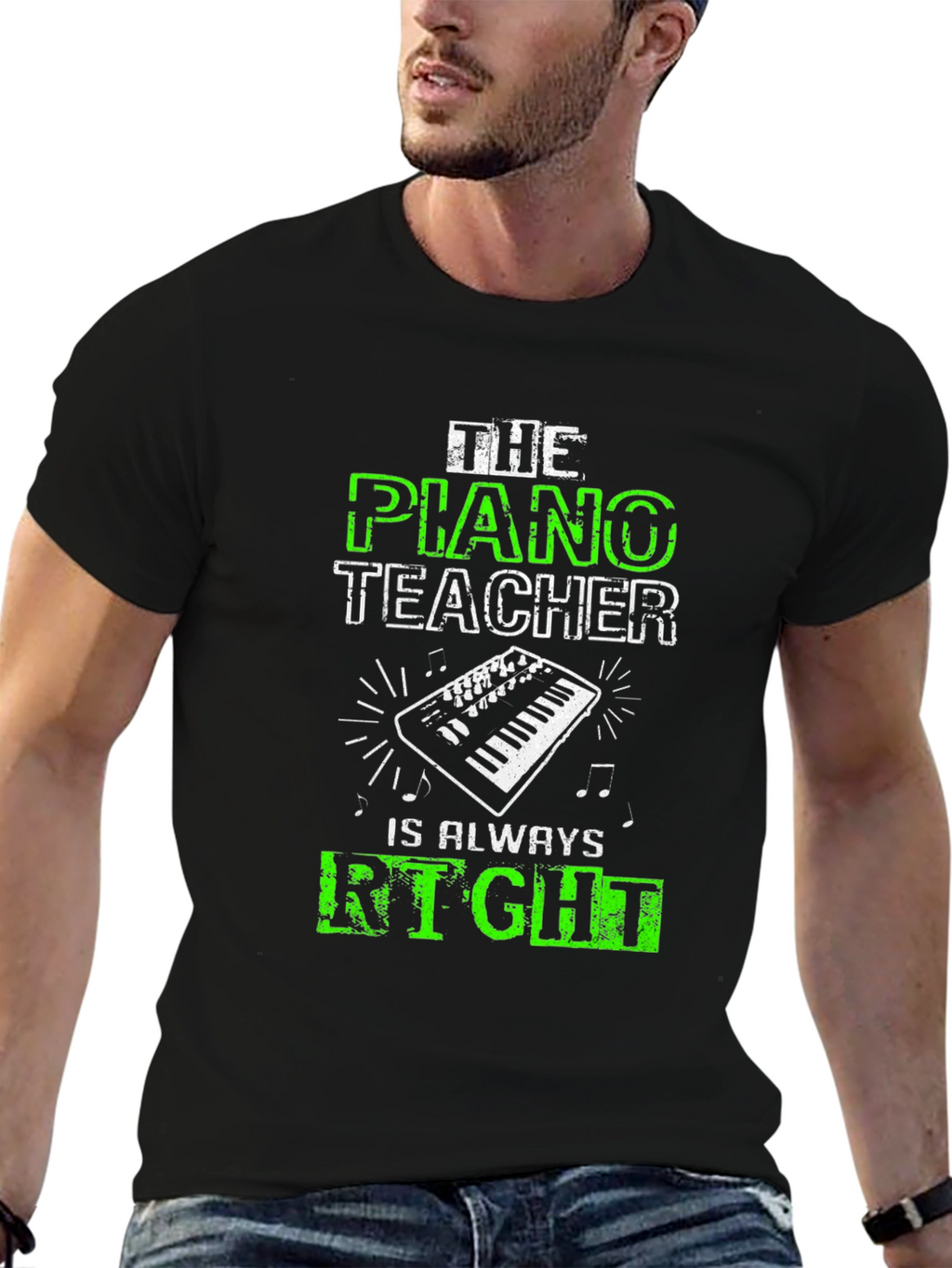 Piano Teacher Right T-Shirt