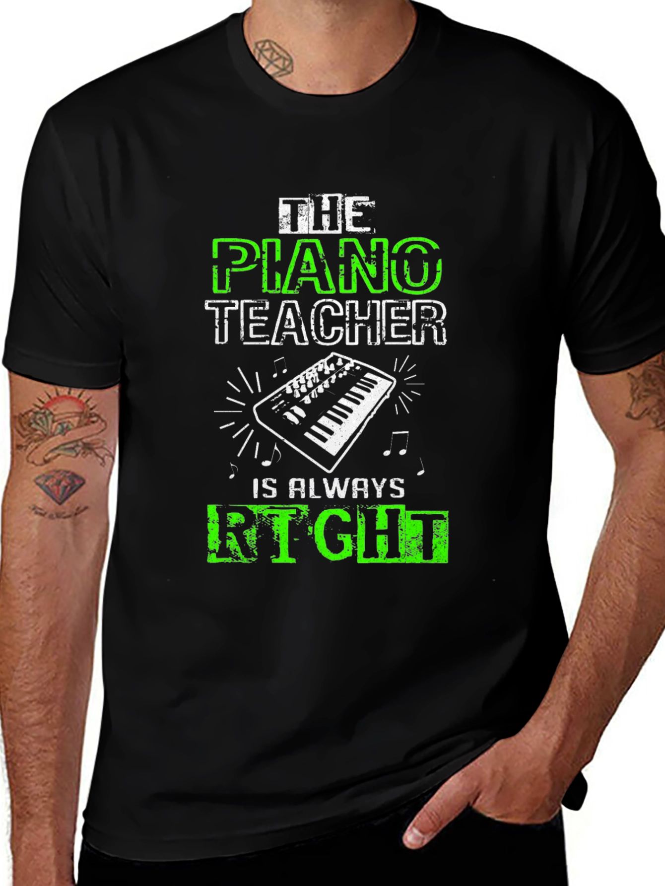 Piano Teacher Right T-Shirt