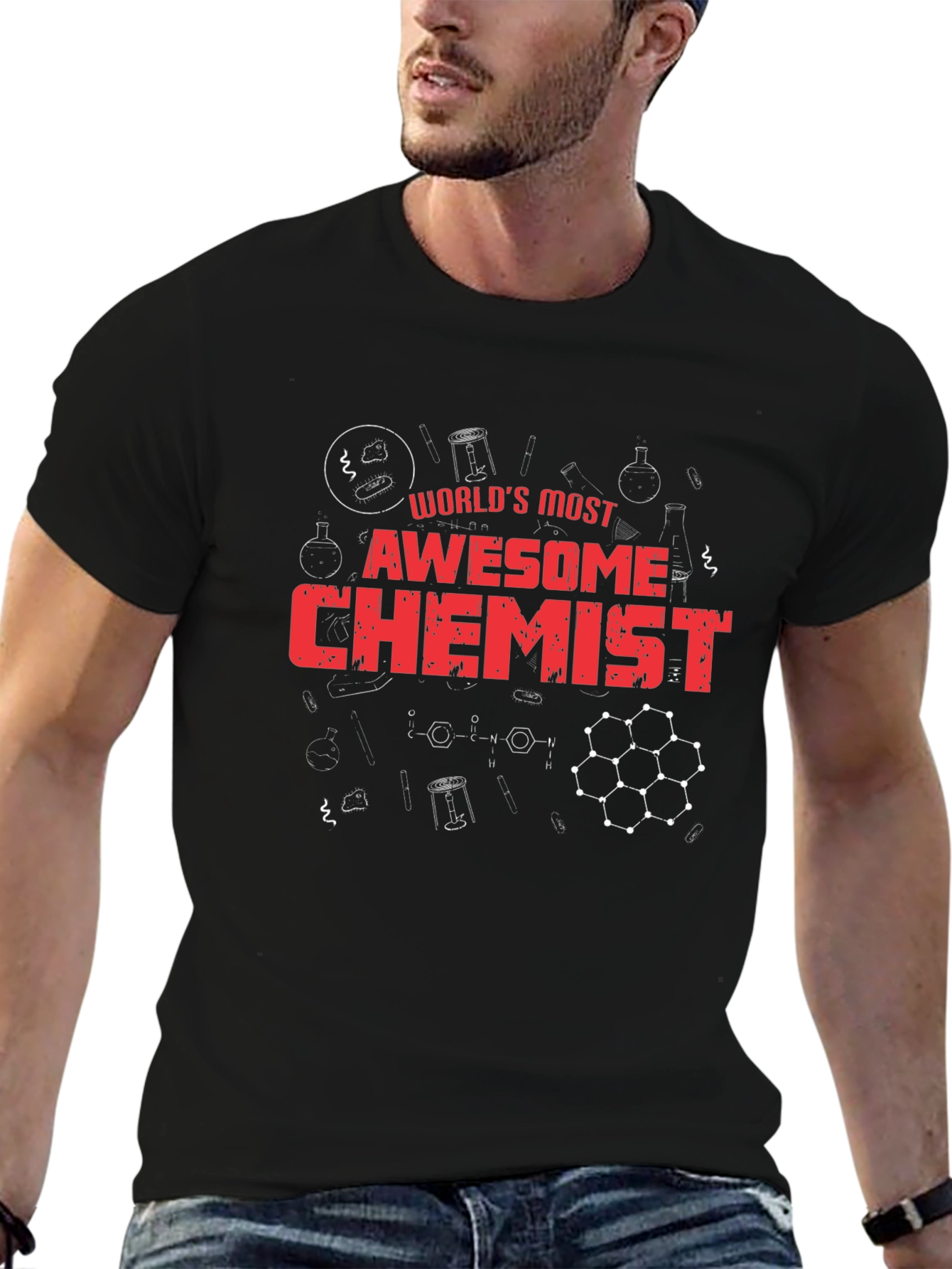 Awesome Chemist Graphic T-Shirt