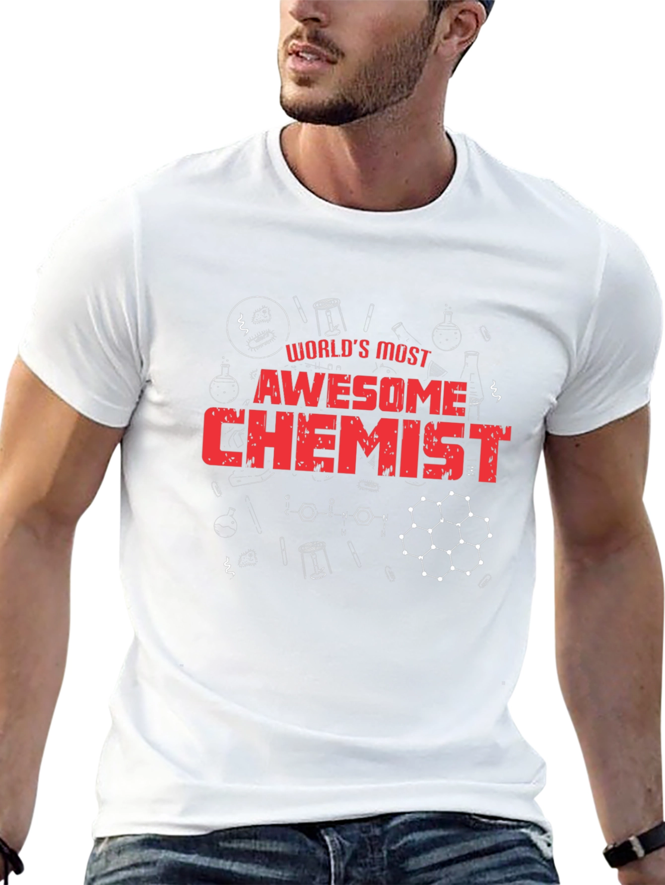 Awesome Chemist Graphic T-Shirt