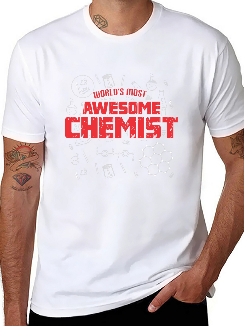 Awesome Chemist Graphic T-Shirt