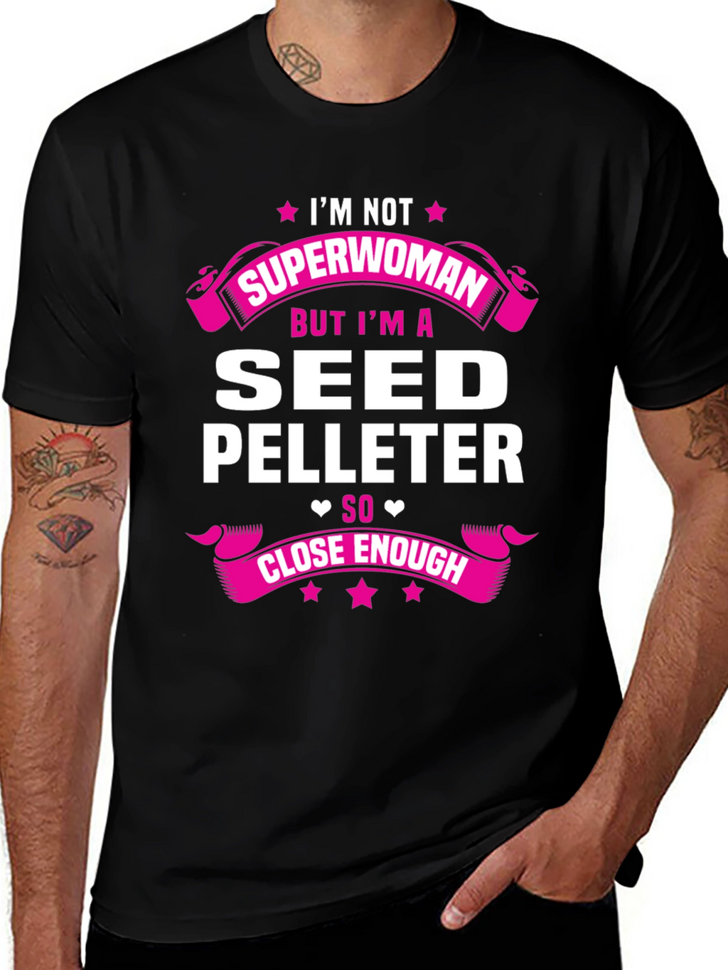 Seed Pelleteer T-Shirt - Not Superwoman