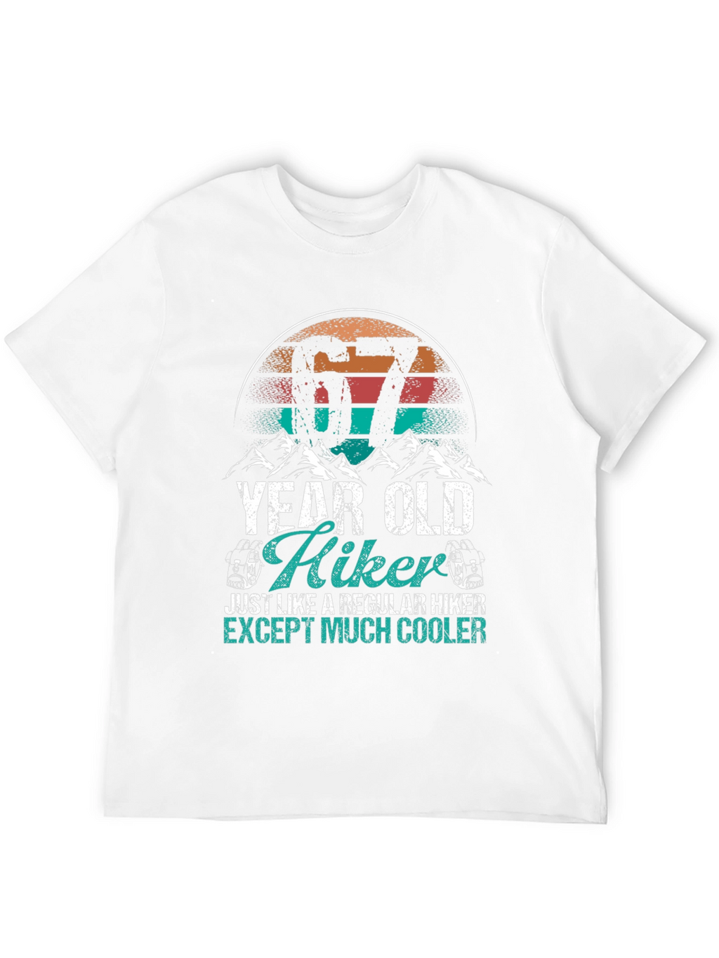 67 Year Old Hiker T-Shirt - Cool Hiking Apparel
