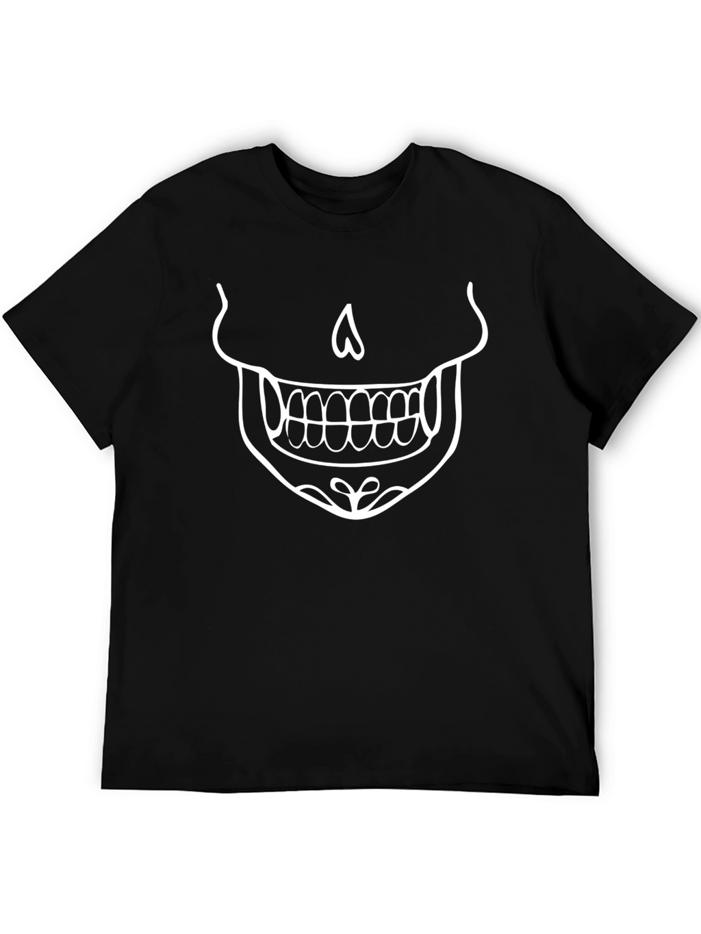 Skull Face Halloween Tee