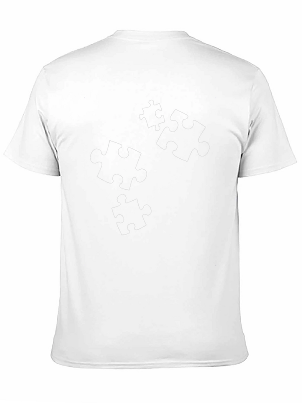 Puzzle Piece Tee - Black Graphic T-Shirt