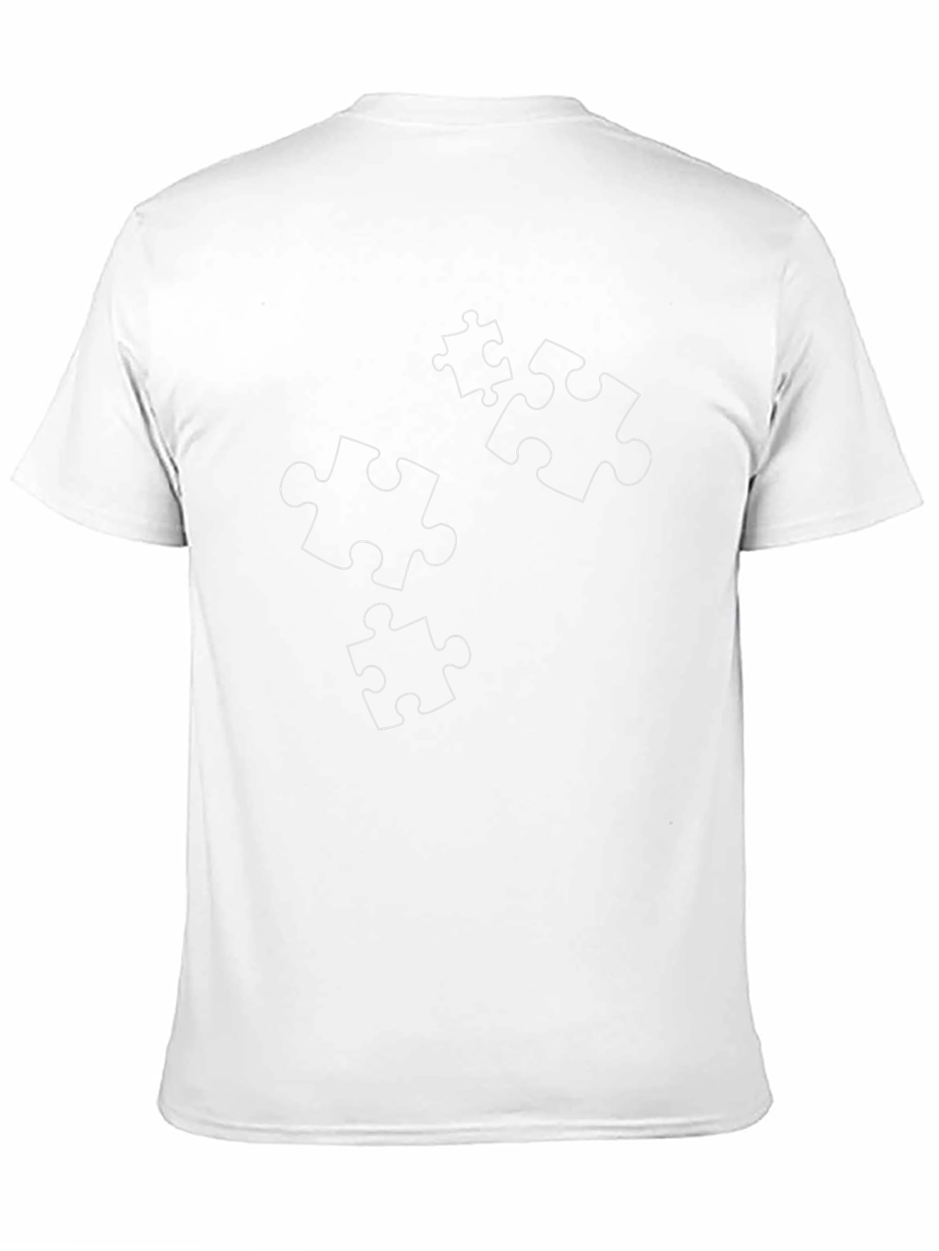 Puzzle Piece Tee - Black Graphic T-Shirt