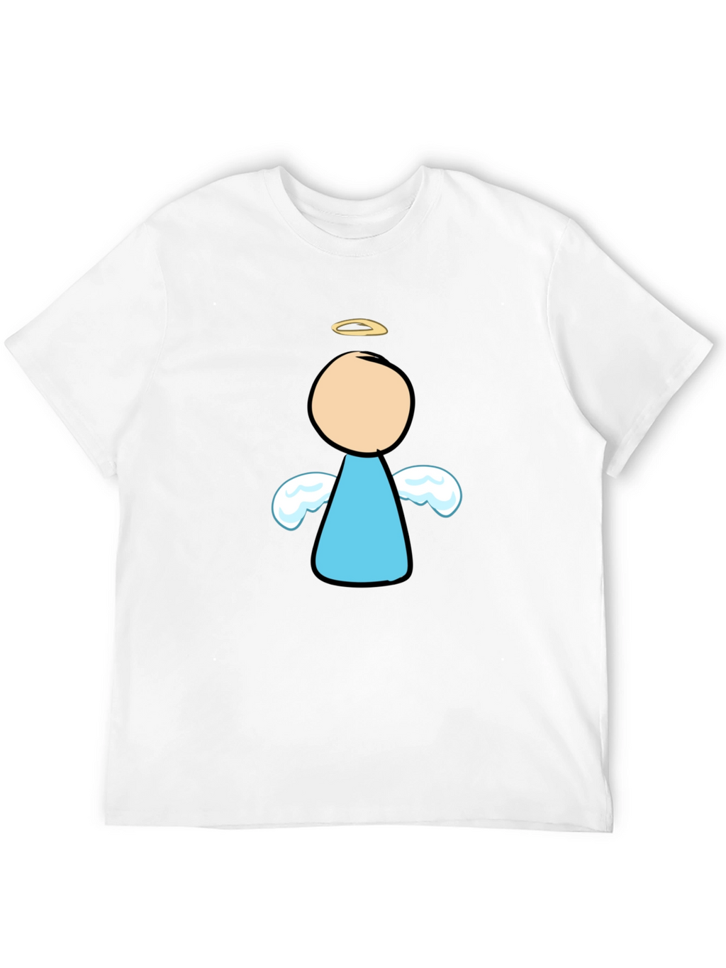 Angel Graphic Black T-Shirt - Unisex