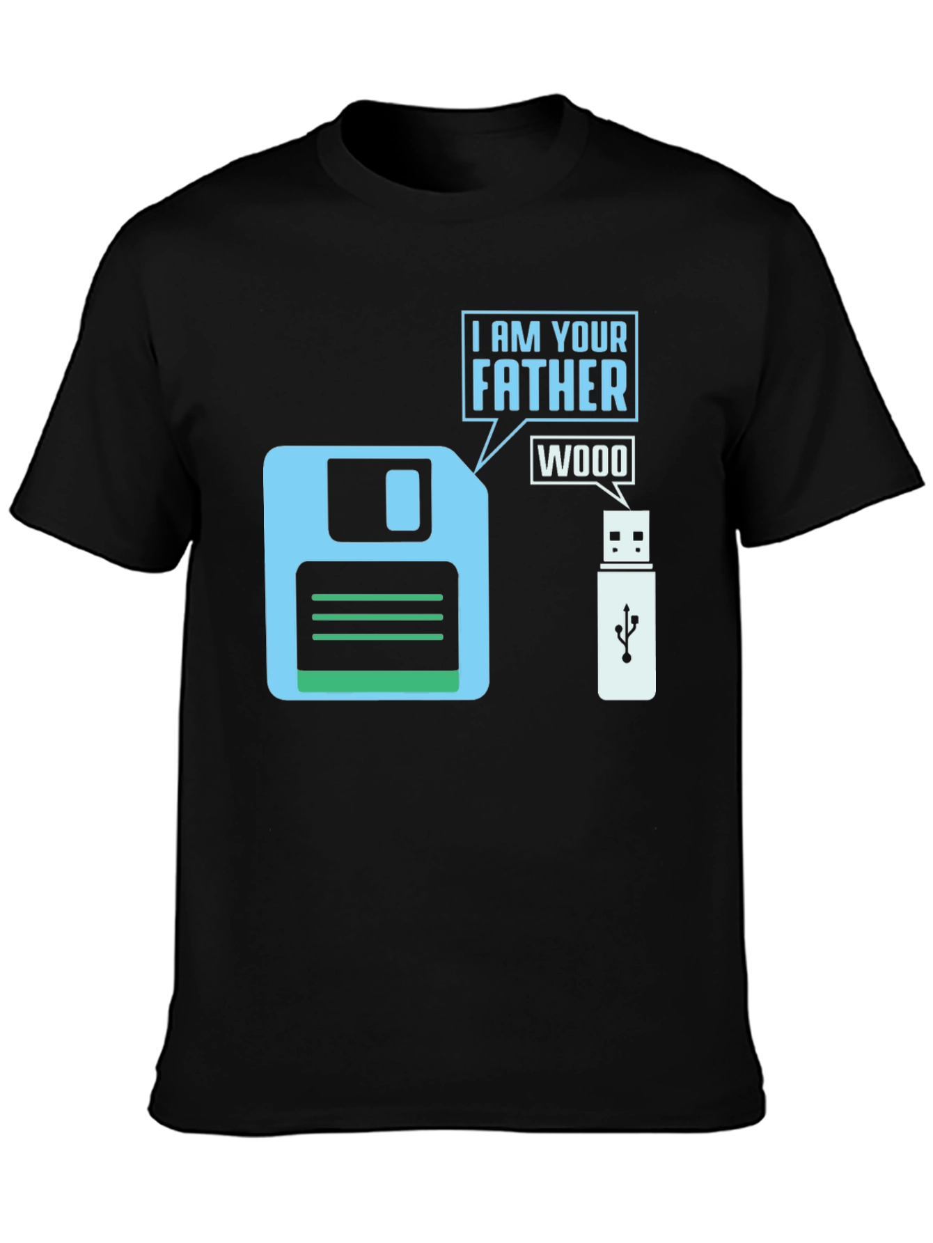 I Am Your Father Floppy Disk T-Shirt