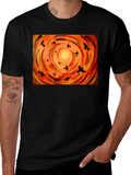 Orange Sky Birds Graphic Tee