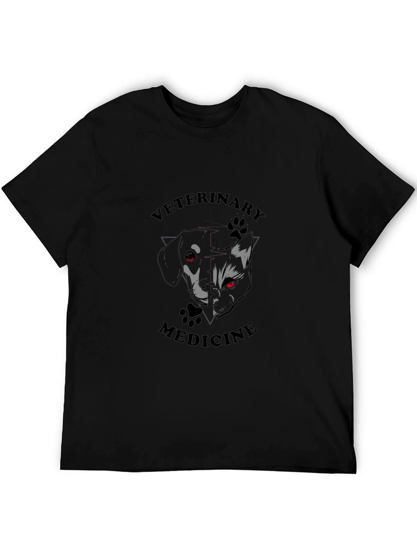 Veterinary Medicine T-Shirt - Dog & Cat Design