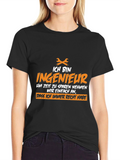 Ich Bin Ingenieur T-Shirt - Engineer Humor Tee