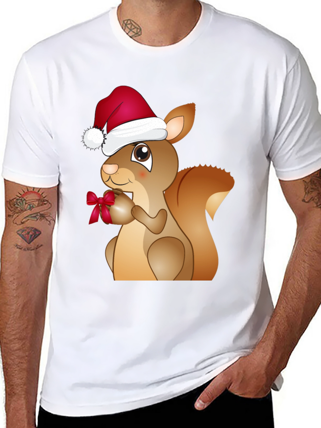 Festive Squirrel T-Shirt
