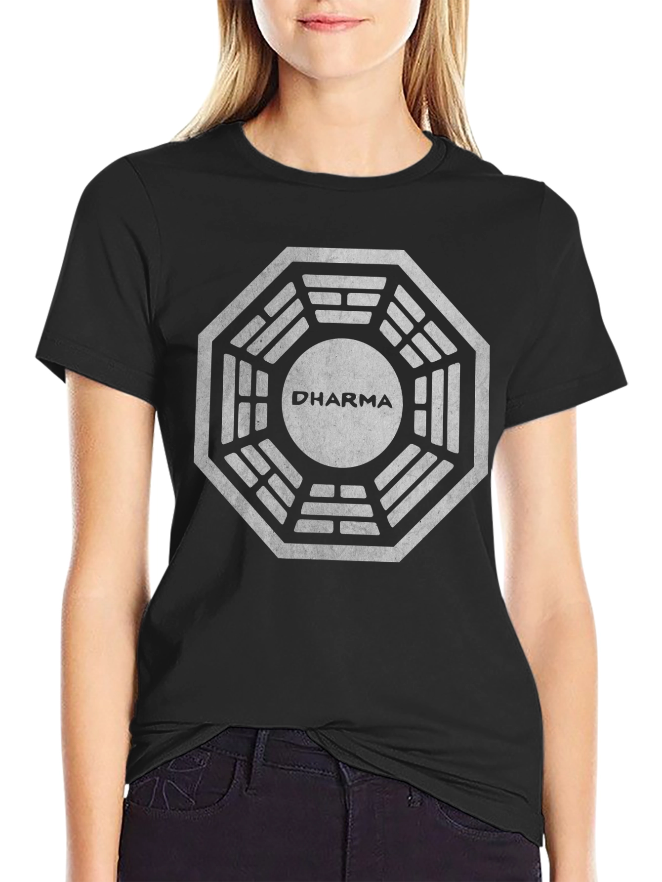 DHARMA Initiative Black T-Shirt