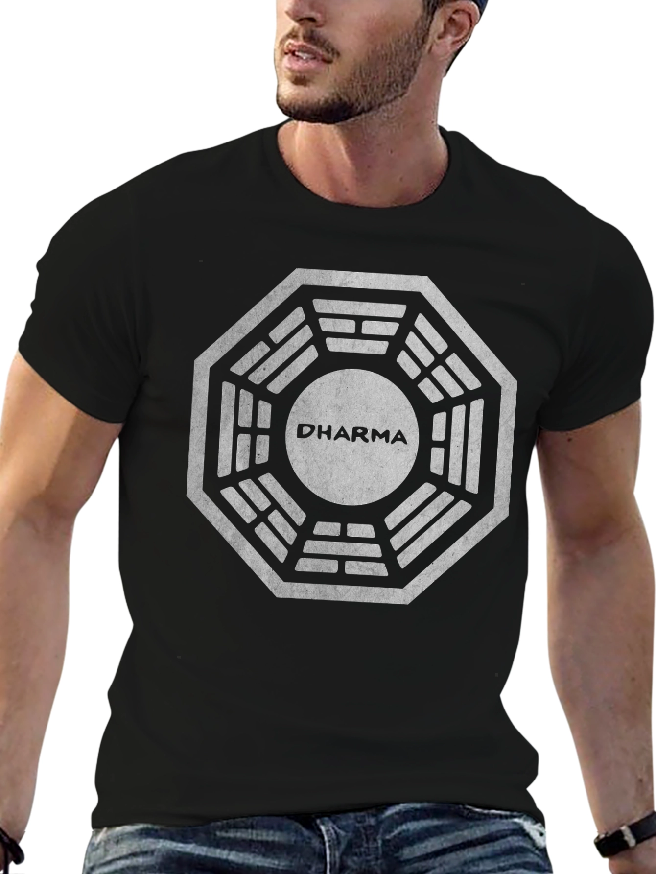 DHARMA Initiative Black T-Shirt