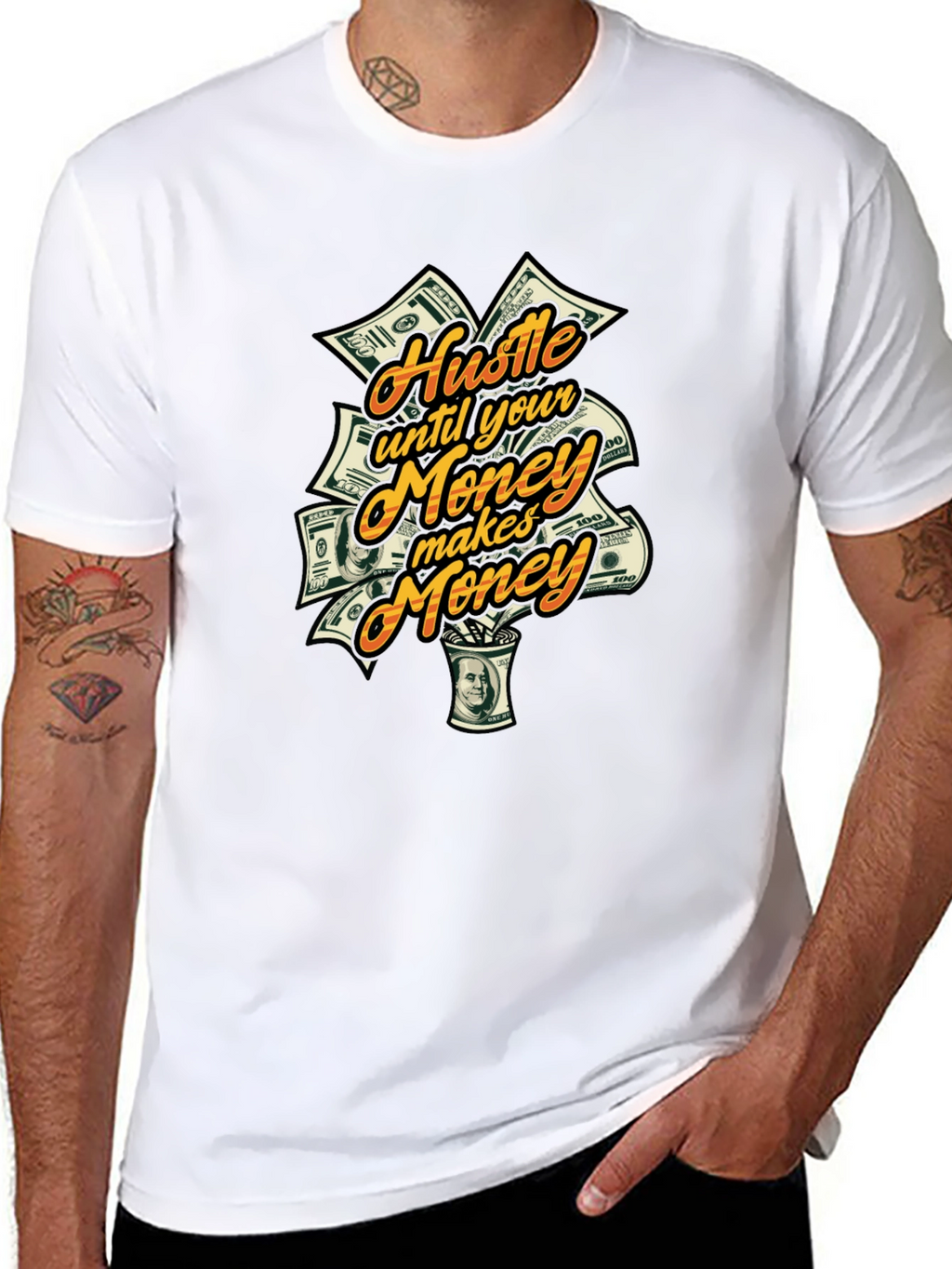 Hustle Money Graphic T-Shirt