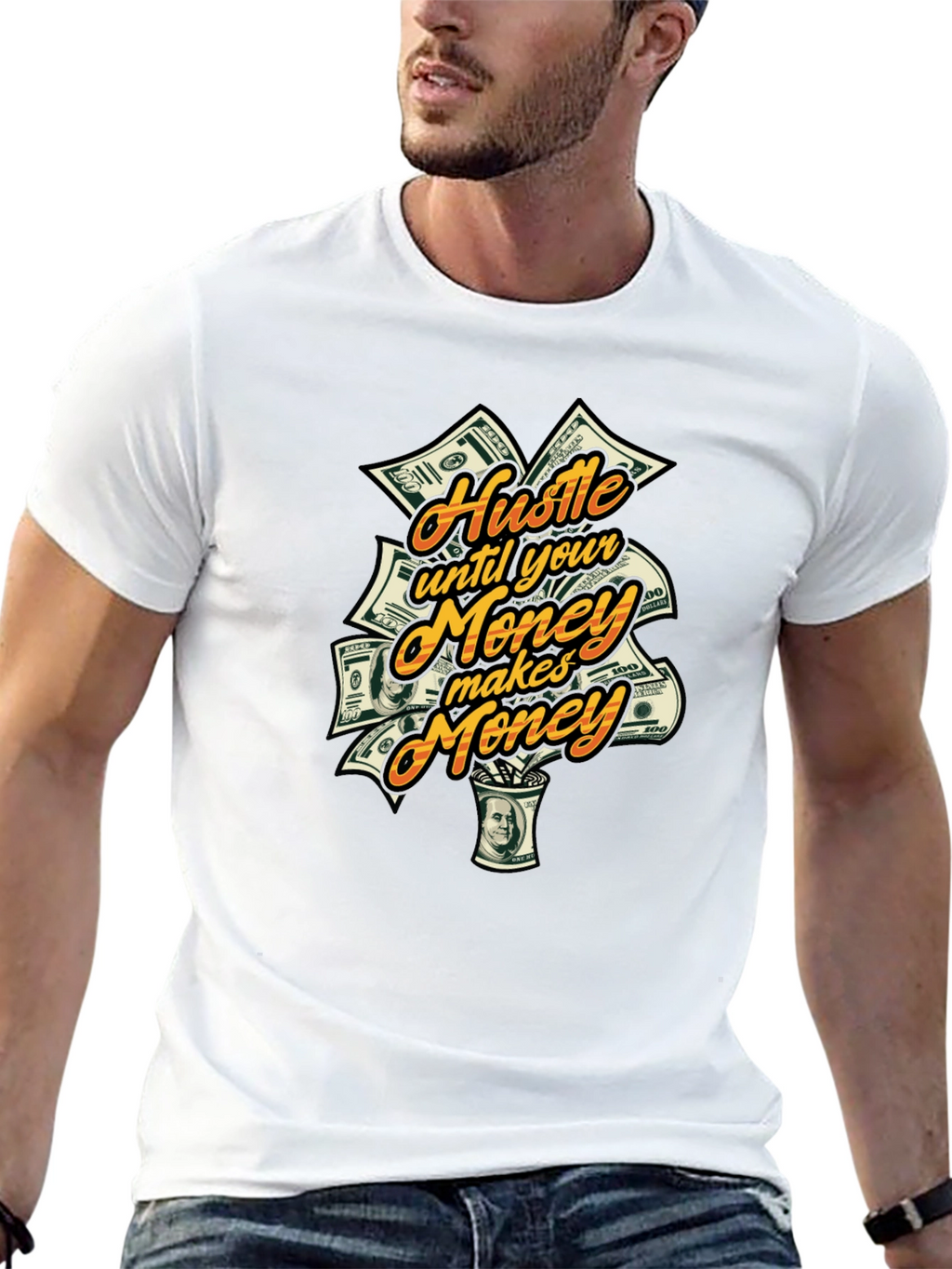 Hustle Money Graphic T-Shirt