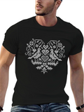 Embroidered Heart T-Shirt