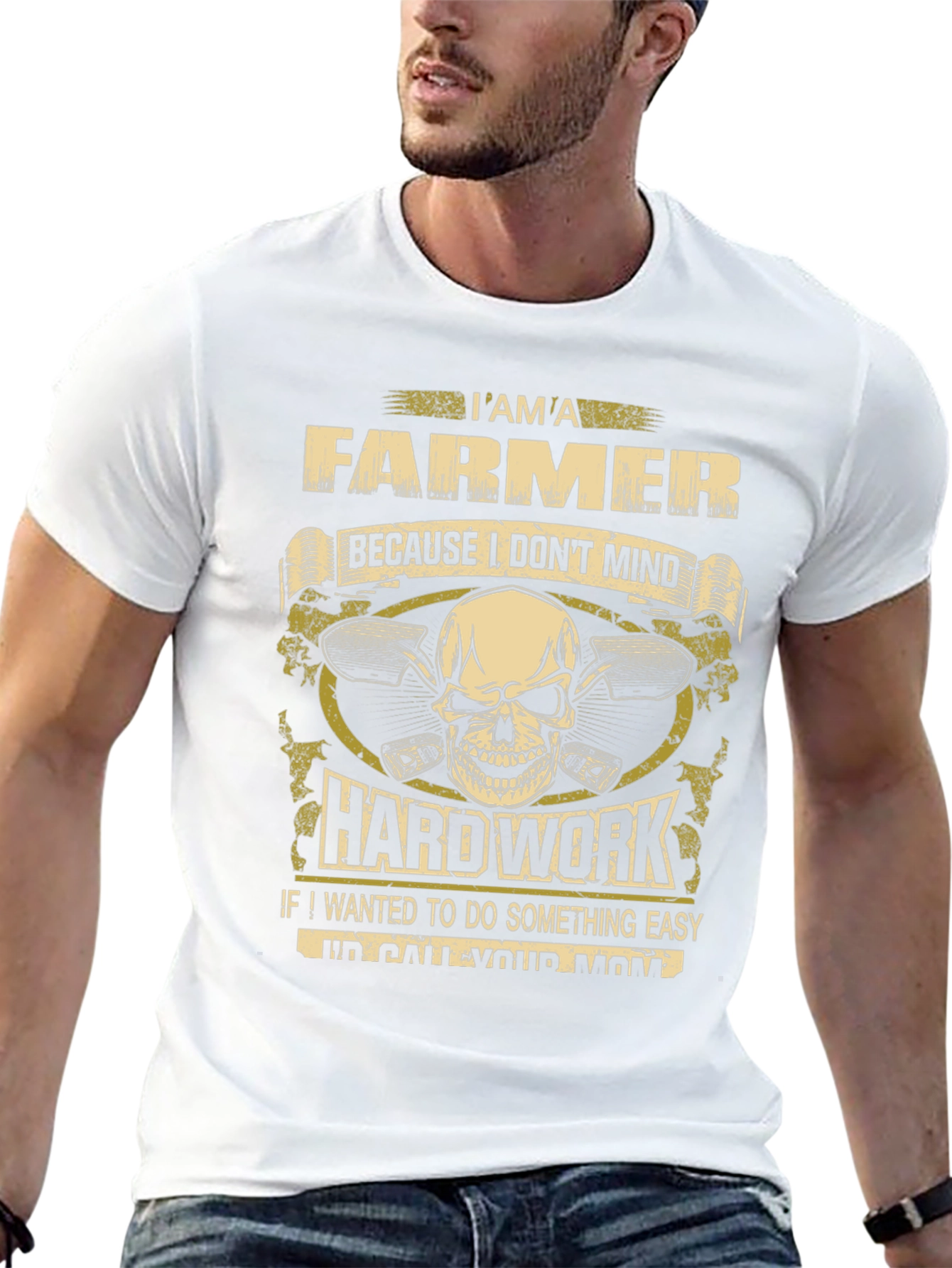 Farmer T-Shirt - Hard Work Design