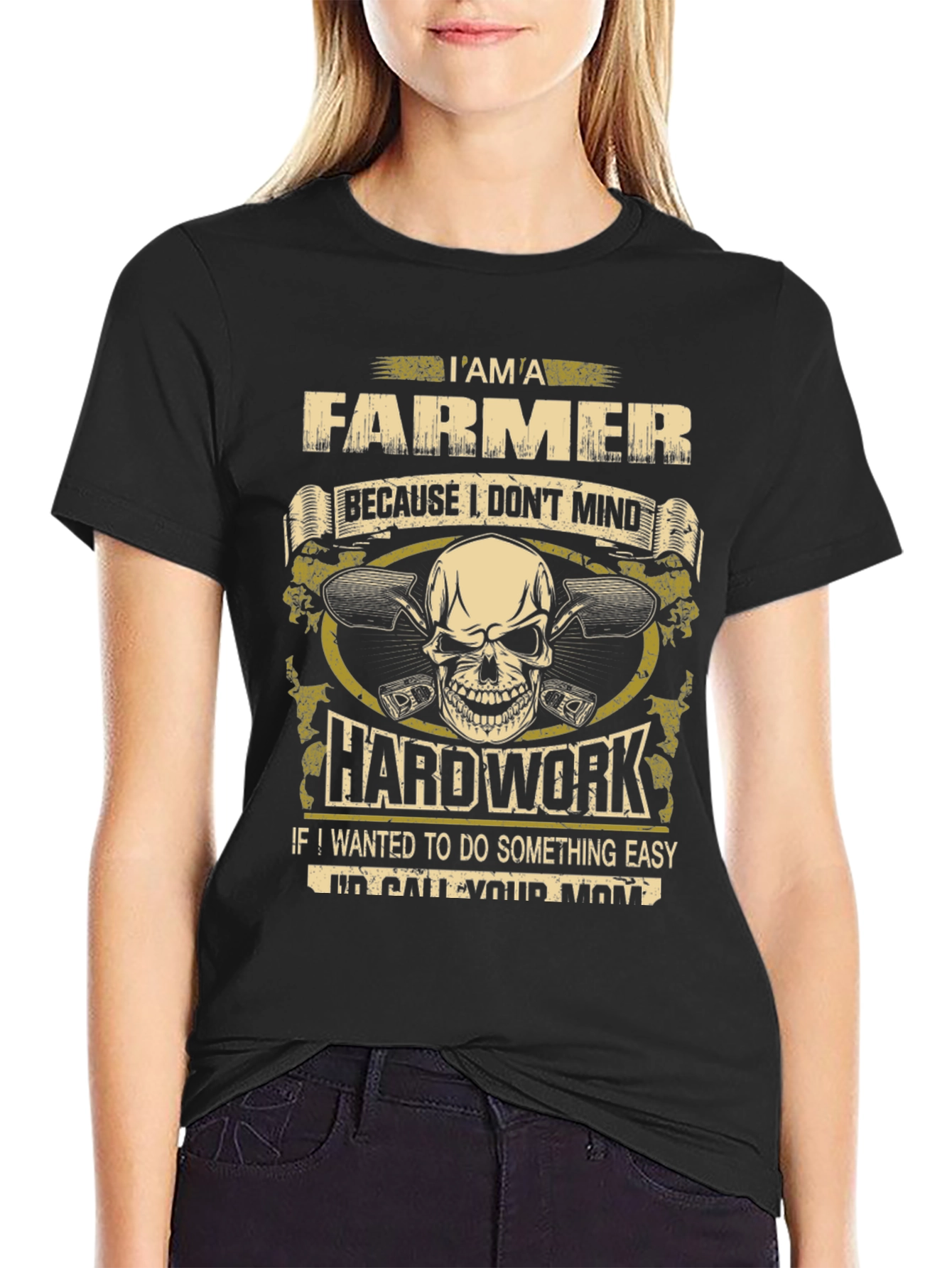 Farmer T-Shirt - Hard Work Design