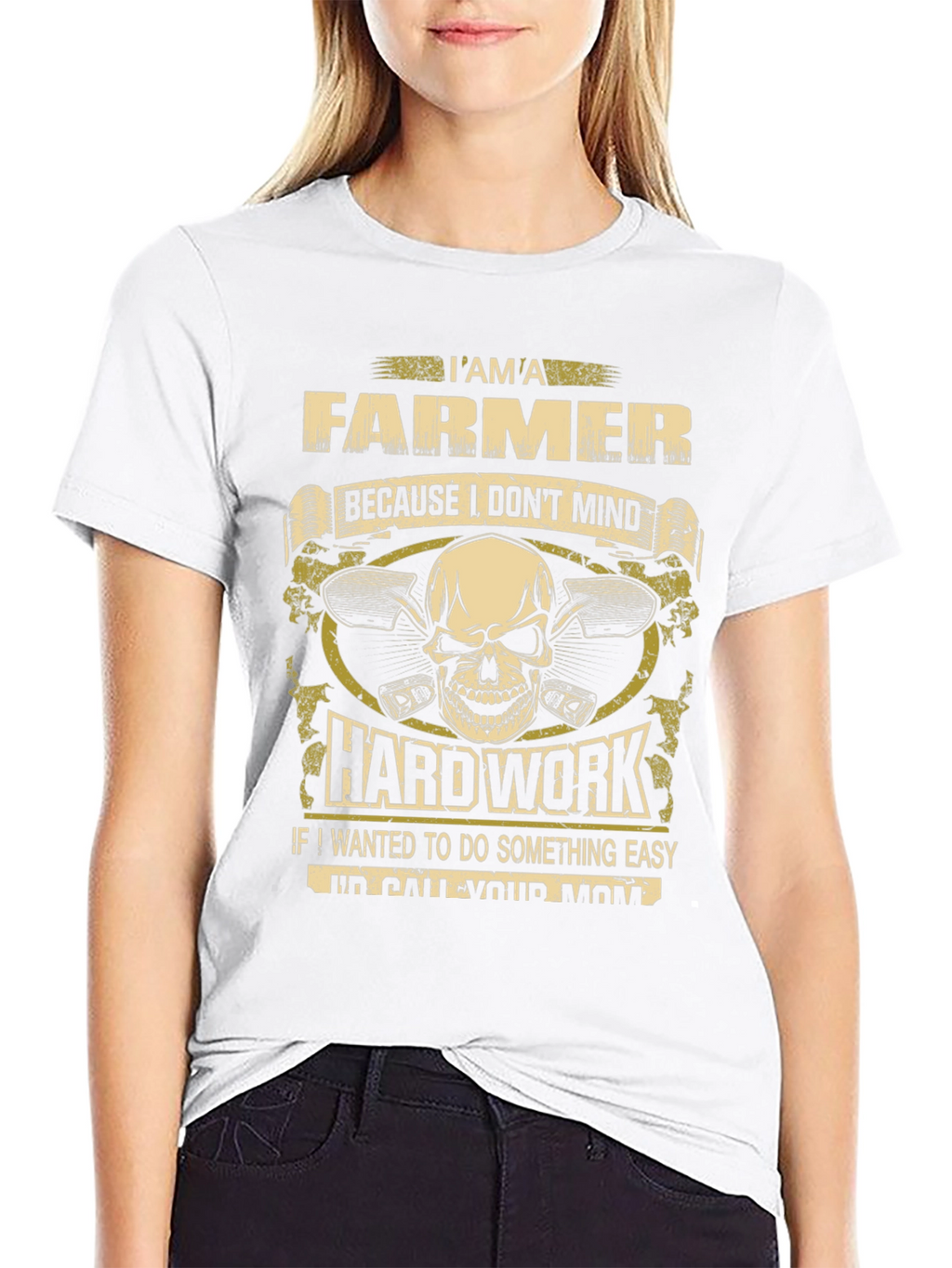 Farmer T-Shirt - Hard Work Design