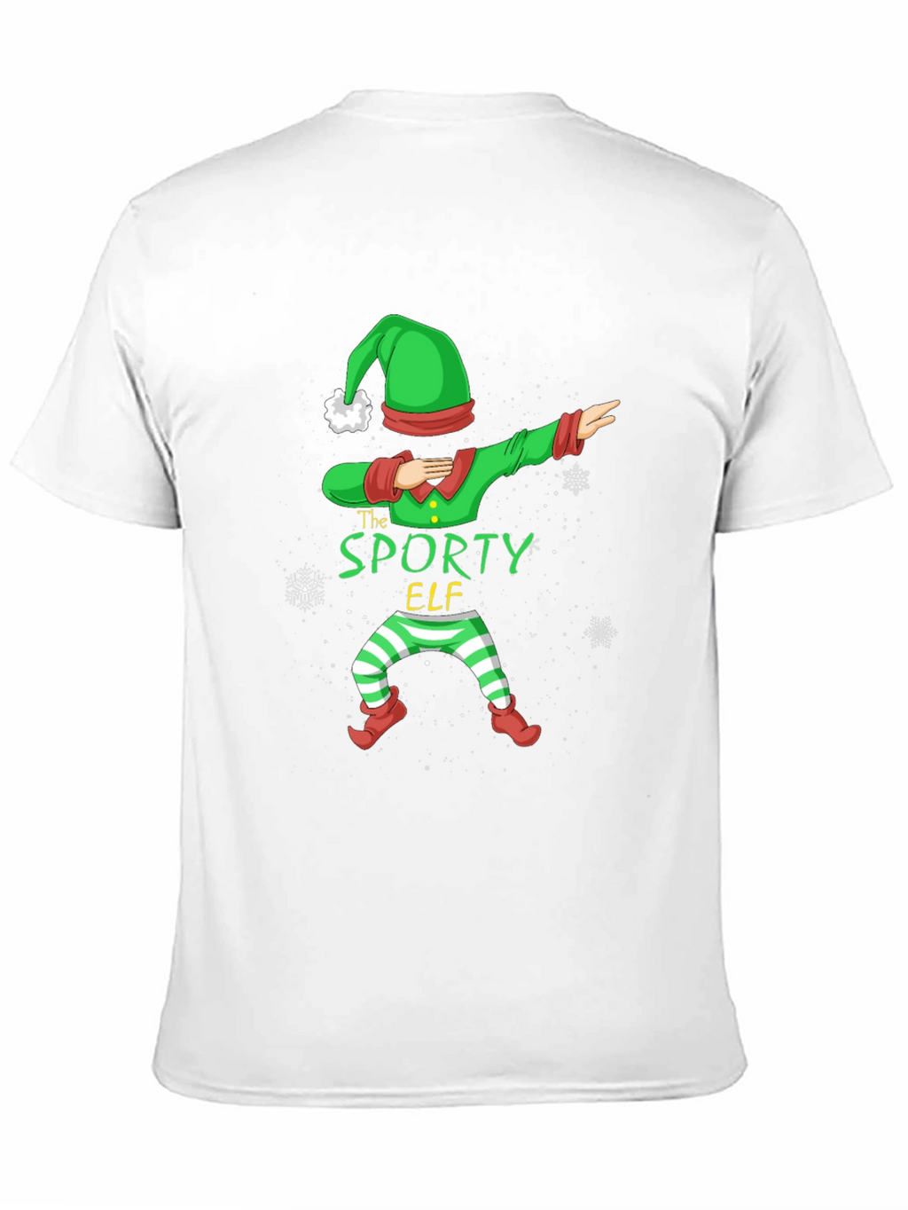 Sporty Elf Dabbing Christmas T-Shirt