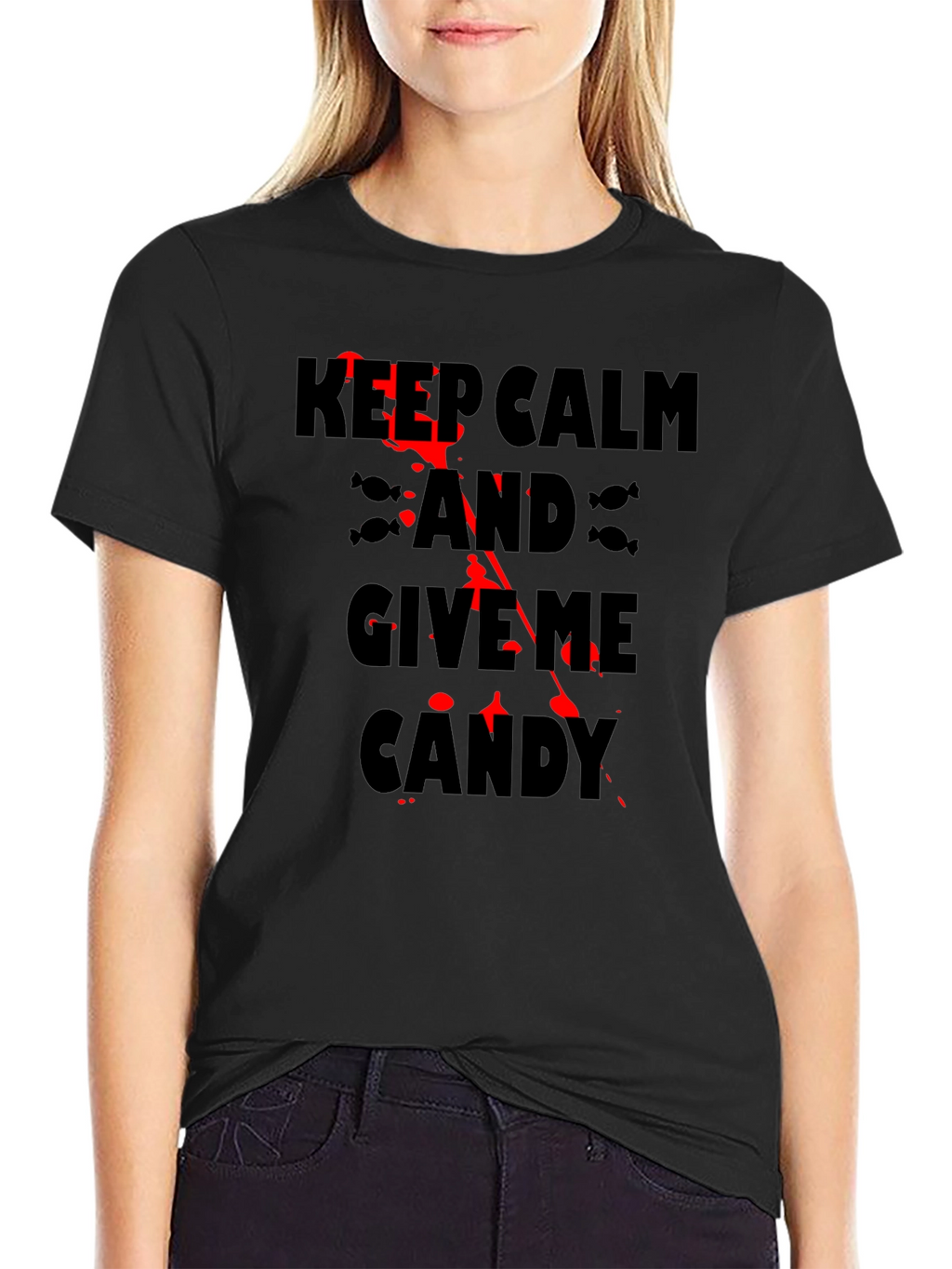 Keep Calm & Give Me Candy Halloween T-Shirt